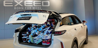 EXEED RX se robó las miradas en la Maratón de Dubai